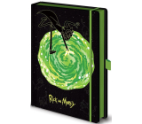 Epee Merch Rick a Morty premium Poznámkový blok A5 15 x 21 x 2 cm