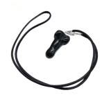 Obsidian Penis amulet pro plodnost, přívěsek přírodní kámen ručně broušený 3 cm, kámen záchrany