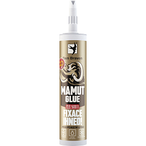 Den Braven Mamut Glue High Tack univerzální montážní lepidlo, černé, 290 ml