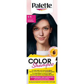Schwarzkopf Palette Color Shampoo barva na vlasy 339 modročerná 50 ml Schwarzkopf Palette Color Shampoo barva na vlasy 339 modročerná 50 ml