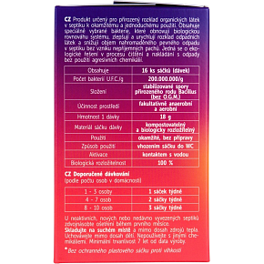 Forte Professional biologický aktivátor septiků 16 dávek Forte Professional biologický aktivátor septiků 16 dávek