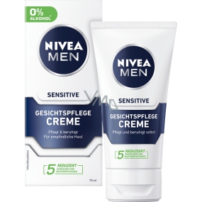 Nivea Men Sensitive zklidňující pleťový krém 75 ml