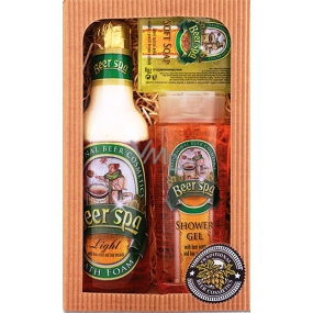 Bohemia Gifts Beer Spa sprchový gel 250 ml + koupelová pěna 500 ml + toaletní mýdlo 70 g, kosmetická sada