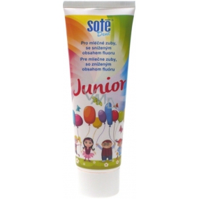 Soté Dent Junior Tutti Frutti zubní pasta pro děti 3-6 let 75 ml