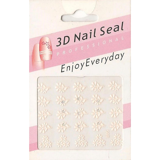 Nail Accessory 3D nálepky na nehty 1 aršík10100 L05