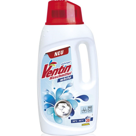 Ventin White 2v1 prací gel na bílé prádlo 20 dávek 1,4 l