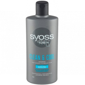 Syoss Men Clean & Cool šampon pro normální až mastné vlasy 440 ml