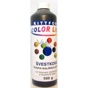 Kittfort Color Line tekutá malířská barva Švestková 500 g