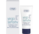 Ziaja Yego Men SPF 10 Sensitive hydratační krém 50 ml