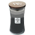 WoodWick Trilogy Warm Woods - Hřejivé dřevo vonná svíčka s dřevěným knotem a víčkem sklo velká 609,5 g