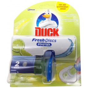 Duck Fresh Discs Starter Limetka WC gel pro hygienickou čistotu a svěžest Vaší toalety 11,5 ml
