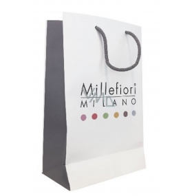 Millefiori Milano Taška papírová 40 x 30 cm bílá velká 1 kus