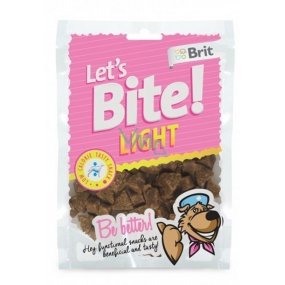 Brit Lets Bite Light nízkokalorický pamlsek dplňkové krmivo pro psy 150 g