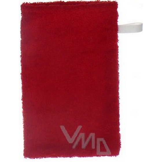 ProDům Froté žínka na koupání s poutkem různé barvy 21 x 13 cm 1 kus