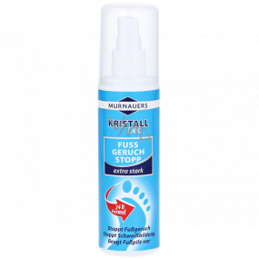 Murnauers Kristall Deo přírodní deodorant krystal proti zápachu chodidel sprej 100 ml