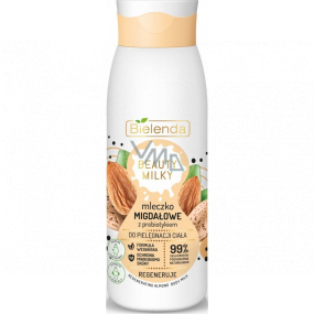 Bielenda Beauty Milky Mandlové mléko s probiotiky regenerační tělové mléko 400 ml