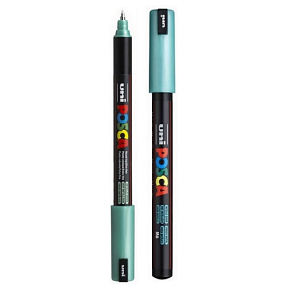 Posca Univerzální akrylátový popisovač 0,7 mm Metalová zelená PC-1MR