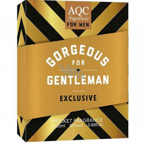 AQC Fragrances Gorgeous for Gentleman Exclusive toaletní voda pro muže 20 ml