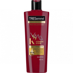 TRESemmé Keratin Smooth šampon s keratinem pro suché a poškozené vlasy 400 ml