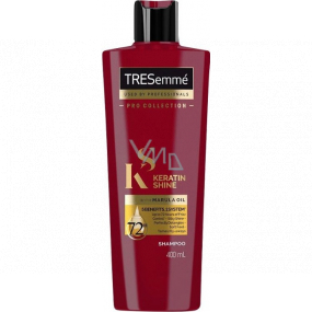 TRESemmé Keratin Smooth šampon s keratinem pro suché a poškozené vlasy 400 ml