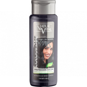 Natur Vital Coloursafe šampon pro přirozeně černé a barvené vlasy 300 ml