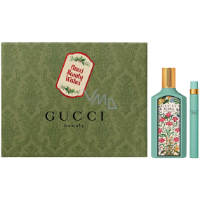 Gucci Flora Gorgeous Jasmine parfémovaná voda 50 ml + parfémovaná voda 10 ml miniatura, dárková sada pro ženy