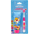 Pinkfong Baby Shark zubní pasta 75 ml + kartáček na zuby, kosmetická sada pro děti