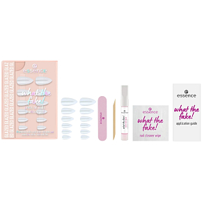 Essence What The Fake! sada s umělými nehty 01 Glazed