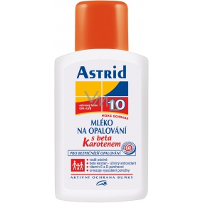 Astrid F10 Beta-karoten Mléko na opalování 200 ml