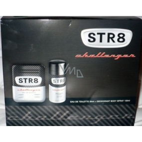 Str8 Challenger toaletní voda 50 ml + deodorant sprej 150 ml, dárková sada pro muže