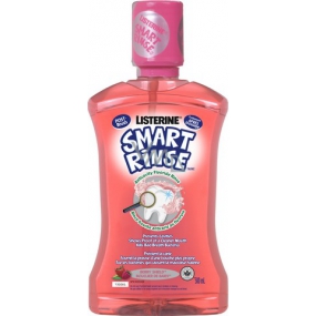 Listerine Smart Rinse Mild Berry ústní voda pro svěží dech pro děti od 6 let 500 ml