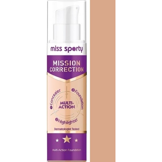 Miss Sporty Mission Correction Multi-Action Foundation make-up 003 Medium 27,3 ml