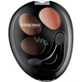 Deborah Milano Trio Hi-Tech Eyeshadow oční stíny 13 Nude Beige 4,2 g