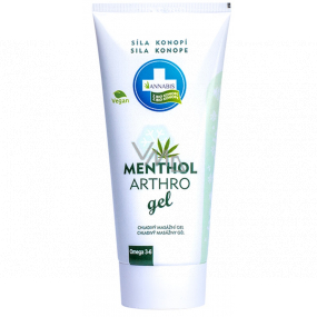 Annabis Menthol Arthro chladivý konopný masážní gel 200 ml