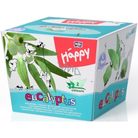 Bella Happy Baby Eucalyptus hygienické kapesníky 2 vrstvé 80 kusů