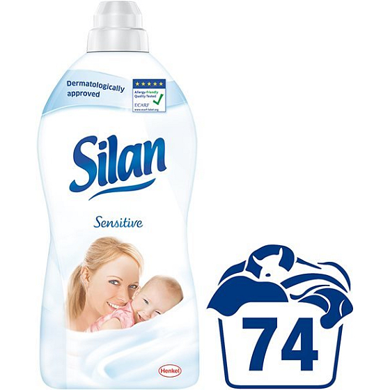 Silan Sensitive aviváž citlivá pokožka 74 dávek 1850 ml