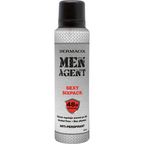Dermacol Men Agent Sexy Sixpack antiperspirant deodorant sprej pro muže 150 ml
