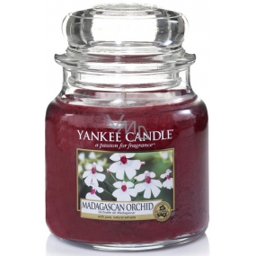 Yankee Candle Madagascan Orchid - Orchidej z Madagaskaru vonná svíčka Classic střední sklo 411 g