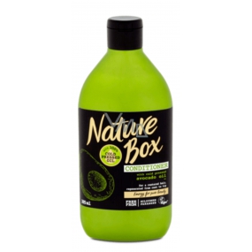 Nature Box Avokádo Regenerační kondicionér oplachový pro lesk se 100% za studena lisovaným olejem, vhodné pro vegany 385 ml