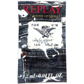 Replay Jeans Original for Him toaletní voda pro muže 1,2 ml, vialka