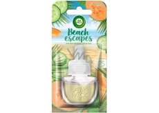 Air Wick Beach Escapes Aruba melounový koktejl elektrický osvěžovač náhradní náplň 19 ml