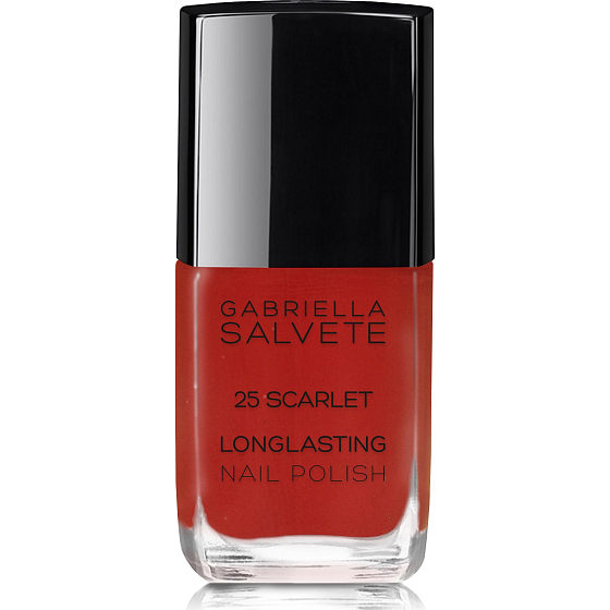 Gabriella Salvete Longlasting Enamel dlouhotrvající lak na nehty s vysokým leskem 25 Scarlet 11 ml