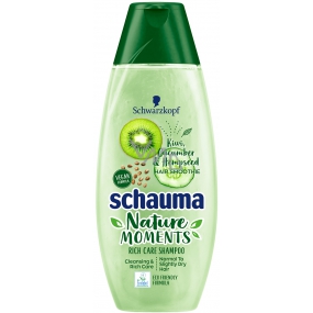 Schauma Nature Moments Kiwi, okurka a konopná semínka šampon na normální až suché vlasy 250 ml