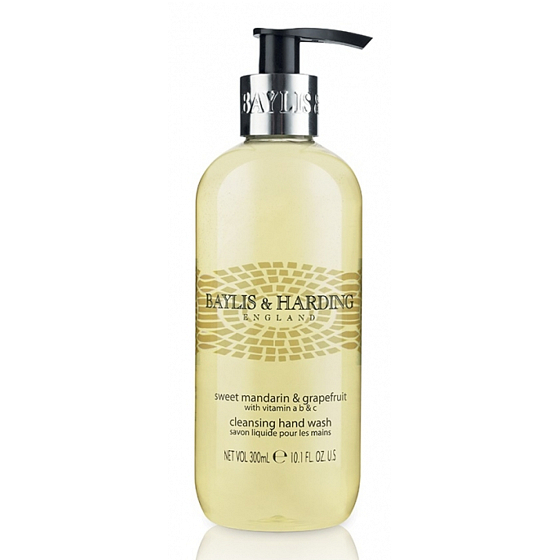 Baylis & Harding Sladká mandarinka a Grapefruit tekuté mýdlo na ruce dávkovač 300 ml