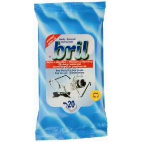 BRIL na brýle a objektivy utěrky 20 kusů