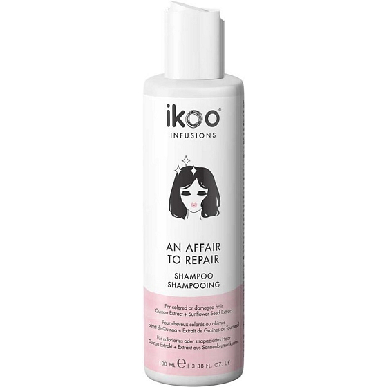 Ikoo An Affair to Repair regenerační šampon na barvené a poškozené vlasy 100 ml