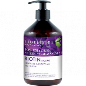 Bioelixire Biotin maska na vlasy jemné, slabé a bez objemu 500 ml
