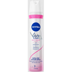 Nivea Care & Hold Soft Touch lak na vlasy s panthenolem a vitaminem B3 250 ml