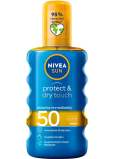 Nivea Sun Protect & Dry Touch OF50 neviditelný sprej na opalování 200 ml