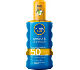 Nivea Sun Protect & Dry Touch OF50 neviditelný sprej na opalování 200 ml